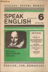 Engleza pentru romani - Speak English nr6/1991 foto