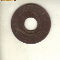 bnk mnd East Africa 1 cent 1952 H