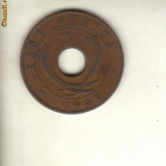 bnk mnd East Africa 5 centi 1942