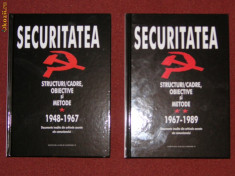 Securitatea. Structuri/cadre, obiective si metode. 1948-1989 (vol. I-II) foto