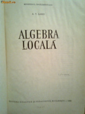 Algebra locala-A.T.Lascu foto