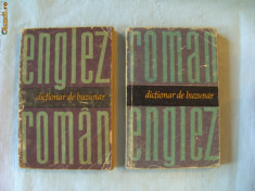 Dictionare de buzunar ENGLEZ - ROMAN si ROMAN - ENGLEZ, 1966 foto