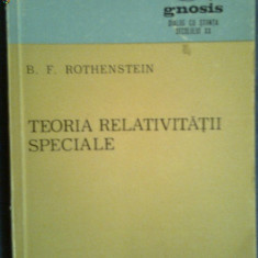 Teoria relativitatii speciale-B.F.Rothenstein