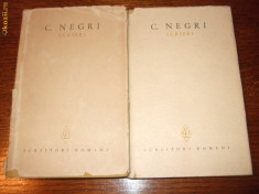 C. NEGRI - SCRIERI, vol. 1, 2 (Colectia Scriitori romani) foto
