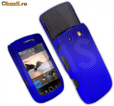 husa silicon rigid slide Blackberry 9800 air mesh foto