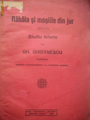 Studiu istoric de Gh. Ghibanescu , Rabaia si mosiile din jur , Husi , 1927 foto