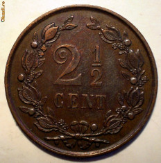 E.275 OLANDA 2 1/2 CENT 1883 RARA foto