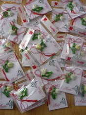 Martisoare En Gros - Ghiocei, Hornari, Buburuze, Potcoave. Fluturasi, Floricele, Masinute, Inimioare, Martisor foto