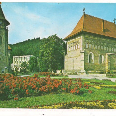 carte postala-PIATRA-NEAMT-Biserica si turnul lui Stefan