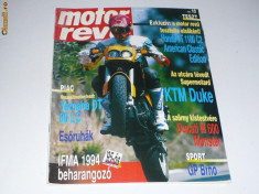 REVISTA MOTOR REVU NR.10/1994 (UNGARIA) foto