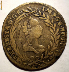 E.276 AUSTRIA MARIA THERESA 20 KREUZER 1768 FALS BRONZ 6,10g foto