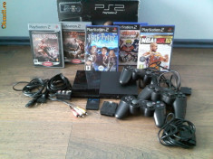 PLAYSTATION SCPH-90004 CU 4 JOCURI INCLUSE foto