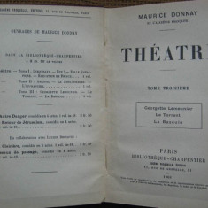 Maurice Donnay - Theatre, vol.3 (in limba franceza)