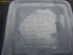 Procesor CPU AMD K6 - 2 la 266 Mhz Socket 7 foto