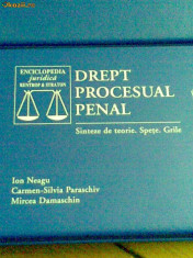 DREPT PROCESUAL PENAL.SINTEZE DE TEORIE,SPETE ,TESTE GRILA foto