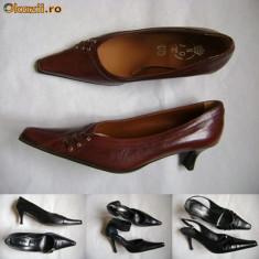 pantofi dama/femeidin piele naturala ,noi,marca JSG ,Italia ,nr 40 foto
