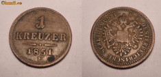 1 kreuzer 1851 E foto