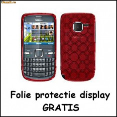 Husa Nokia C3-00 + Folie de protectie display gratis foto