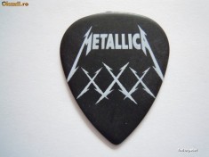 Pana (pene) de chitara, trupa Rock ORIGINAL -Metallica- 30 Years Strong foto