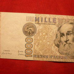 Bancnota 1000 Lire 1982 ITALIA , cal.Buna-F.Buna