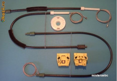 Kit reparatie macara geam actionat electric Peugeot 607 (pt an fab.&amp;#039;00-&amp;#039;10)fata dreapta foto