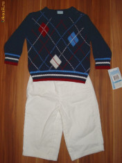 Set US Polo Assn baieti 6-9 luni foto