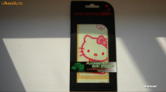 Folie profesionala full body fata spate laterale fosforescenta Apple iPhone 4 4S Hello Kitty foto