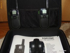 ** ** ** Statii emisie receptie Topcom TWINTALKER 7100 SPORTS PACK ( walkie talkie ) foto