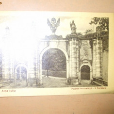 Carte Postala Alba Iulia Poarta I - a a cetatii 1935