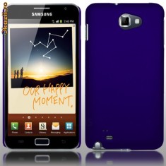 Husa albastra moshi Samsung Galaxy Note i9220 + folie ecran + expediere gratuita foto