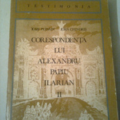 CORESPONDENTA LUI ALEXANDRU PAPIU ILARIAN vol.2 ~ IOSIF PERVIAN & IOAN CHINDRIS