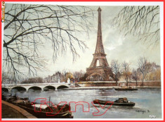 Tablou Lito 2 Turnul Eiffel Paris France foto