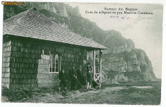 1872 - Prahova, BUSTENI - Refugiul de pe CARAIMAN, animata - old postcard - used -1918 foto