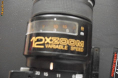 OBIECTIV 12 X ZOOM AUTO FOCUS aparat filmat SHARP VL-C750S foto