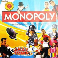 Joc Monopoly Lazy town romana - Jocul rapid al cumpararii si schimbului de proprietati. 2-8 jucatori. foto