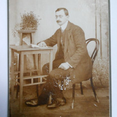 FOTOGRAFIE PE CARTON ROMANIA,FORMAT CABINET,CLUJ NAPOCA,1890