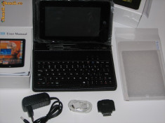 NOU! TABLETA PC + TASTATURA ! Tablete PC laptop ieftin - 17.8cm(7inch)-InfoTM X210 CPU 1Ghz - 256RAM-Android 2.3 -Wifi,GSensor,Cam1.3mp - 4GB Bacau foto