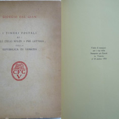 Giorgio Dal Gian , Timbre postale , stampile , Venetia ,500 ex. numerotate ,1950