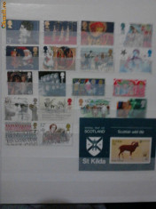 colectie timbre anglia foto