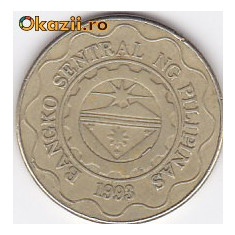 Moneda Filipine 5 Piso 1997 - KM#272 VF