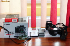 Canon 400D + 18-55 IS + accesorii foto