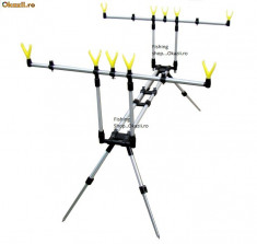 ROD POD 5 POSTURI DIN ALUMINIU ECHIPAT FULL CU 5 AVERTIZORI DIGITALI+5 SWINGERE NORMALE CU CONTRAGREUTATE foto