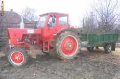Tractor MTZ 50 cu remorca foto