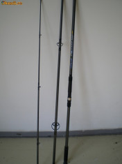 SET 4 LANSETE FINO CARP DIN 3 BUC- 3,90 m / CARBON 70% foto