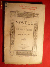 Lt. N. Leoveanu - Novele - ed. 1902 -Prima Ed. foto