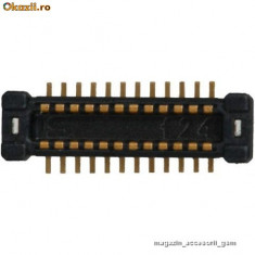 Conector pentru display ecran LCD mufa conectare de pe placa de baza Apple iPhone 3G 8GB 16GB Originala NOUA Sigilata foto