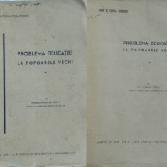 Nicolae Cretu , Problema educatiei la popoarele vechi , 1939 , prima editie