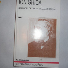 Ion Ghica Scrisori catre Vasile Alecsandri RF19/2