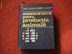 Memorator pentru productia animala - (Colectiv de autori) foto