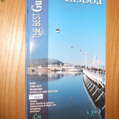 LISBOA LISABONA - The Best GUIDE - 1999, 210 p.+ harta; lb. portugheza, engleza